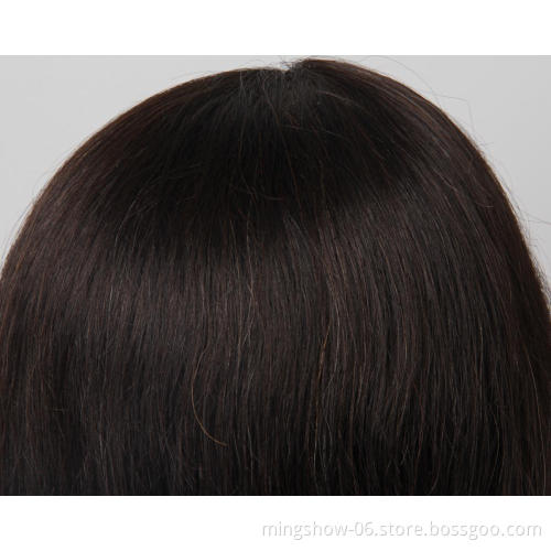 Hairdresser male mannequin head with human hair for sale